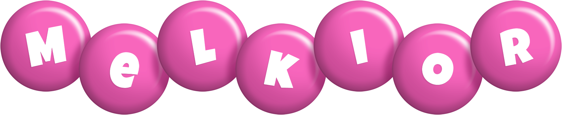 Melkior candy-pink logo