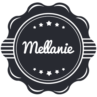 Mellanie badge logo