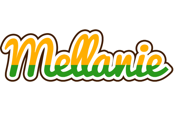 Mellanie banana logo