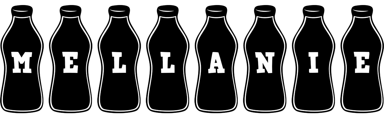 Mellanie bottle logo
