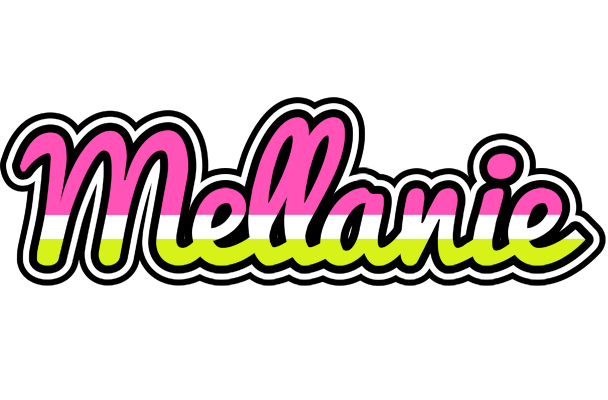 Mellanie candies logo