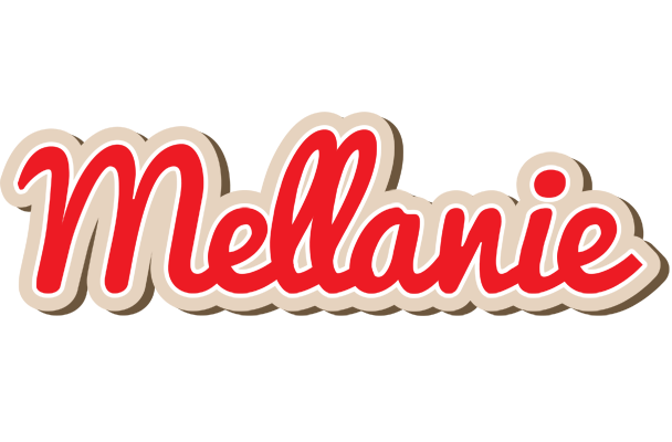 Mellanie chocolate logo