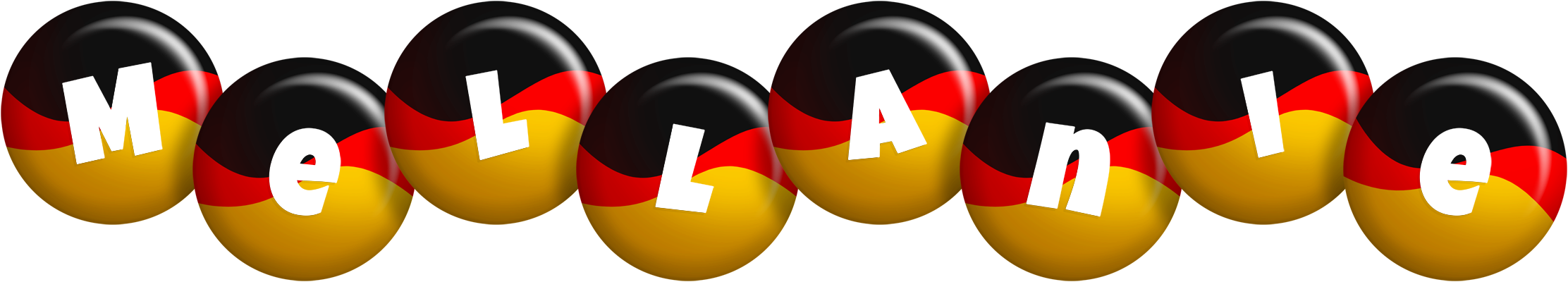 Mellanie german logo