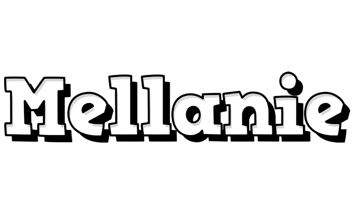 Mellanie snowing logo