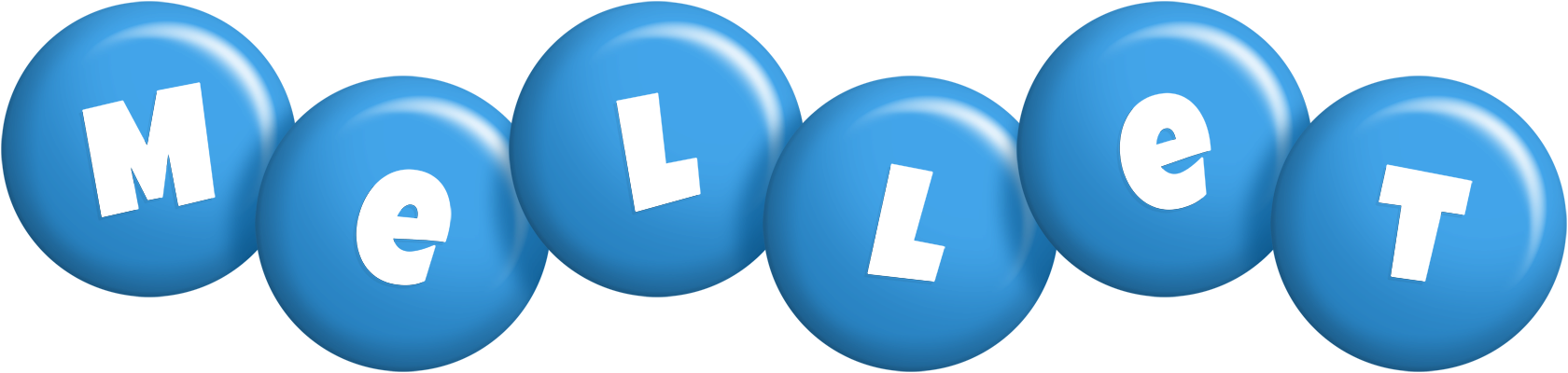 Mellet candy-blue logo
