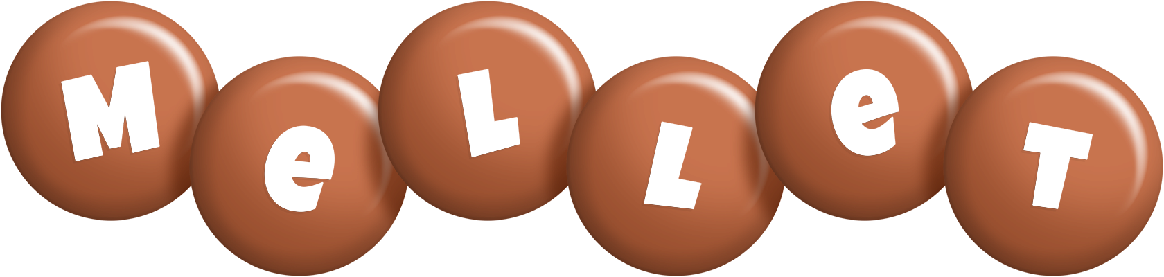 Mellet candy-brown logo