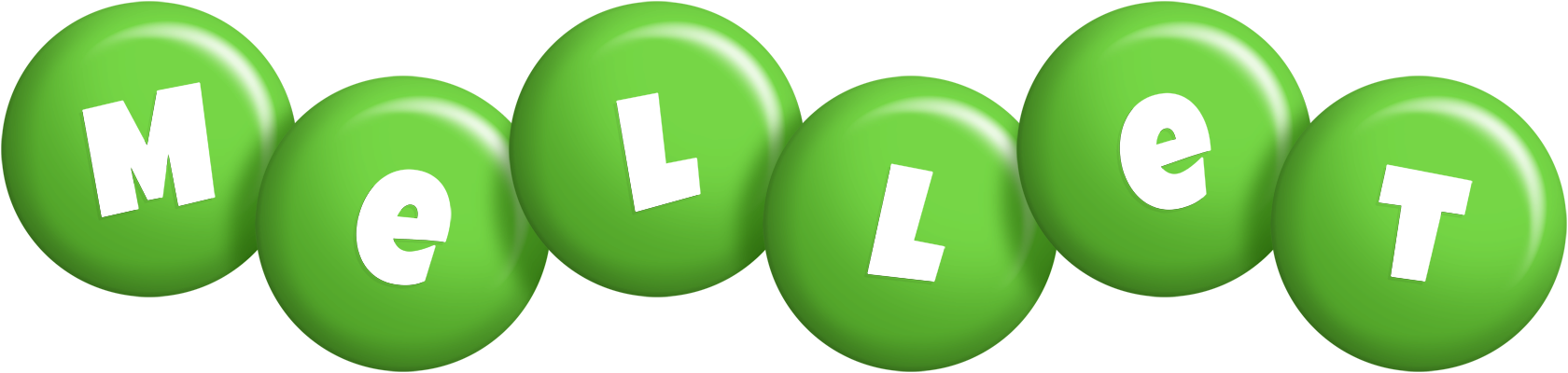 Mellet candy-green logo