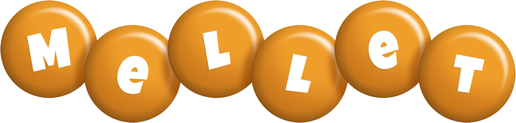 Mellet candy-orange logo