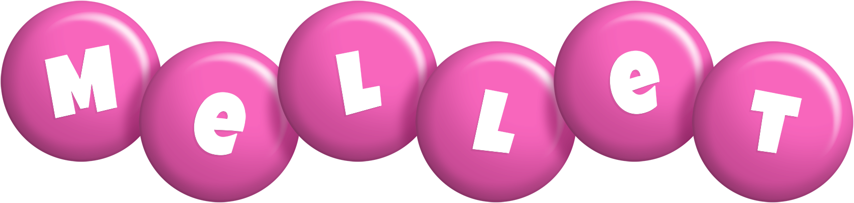 Mellet candy-pink logo