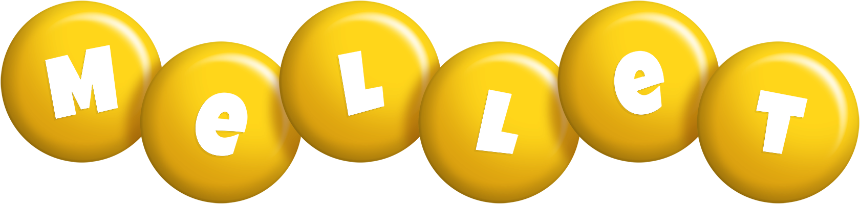Mellet candy-yellow logo