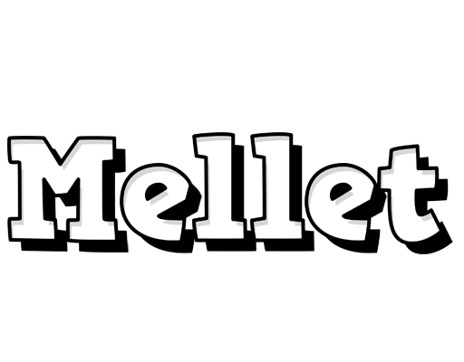 Mellet snowing logo
