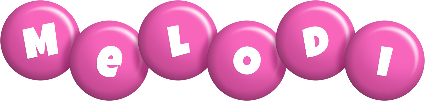 Melodi candy-pink logo
