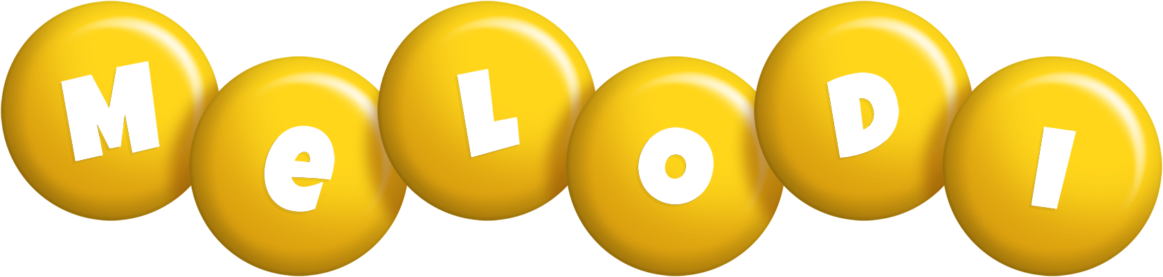 Melodi candy-yellow logo
