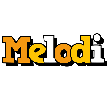 Melodi cartoon logo