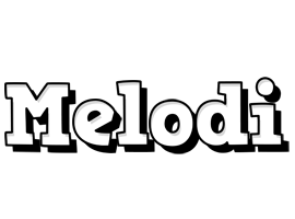 Melodi snowing logo