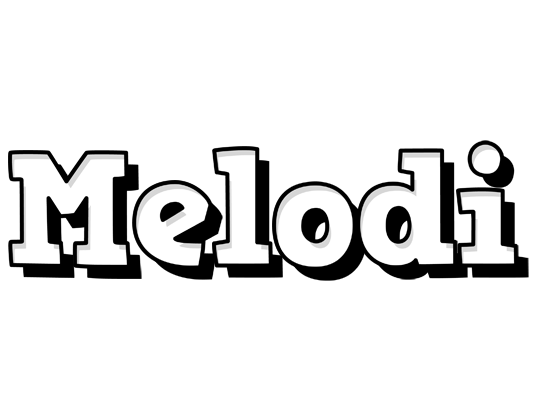 Melodi snowing logo