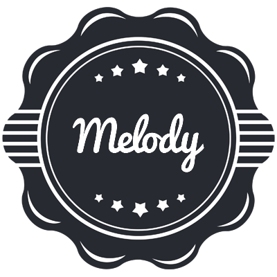 Melody badge logo