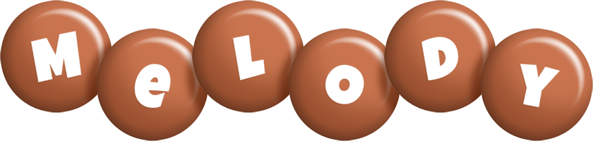 Melody candy-brown logo