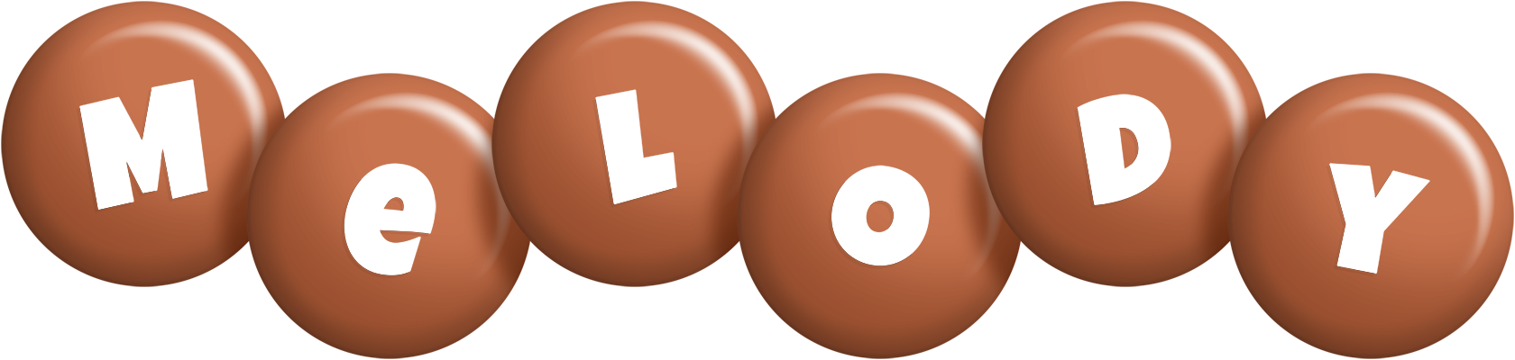 Melody candy-brown logo