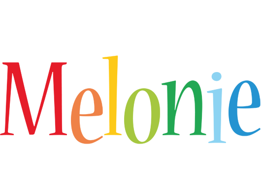 Melonie birthday logo