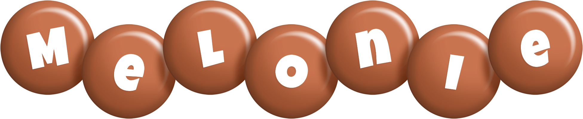 Melonie candy-brown logo
