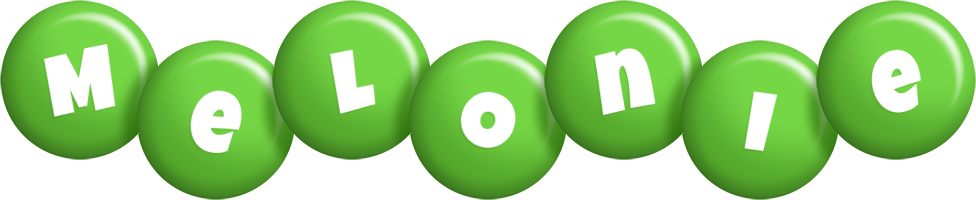 Melonie candy-green logo