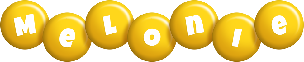 Melonie candy-yellow logo