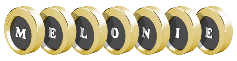Melonie gold logo