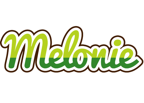 Melonie golfing logo