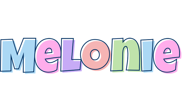 Melonie pastel logo