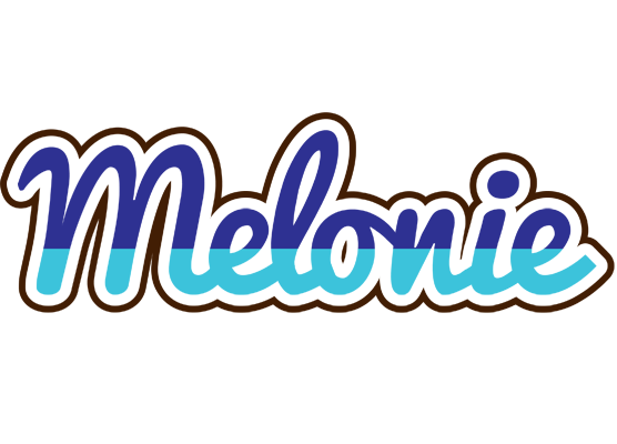 Melonie raining logo