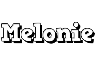 Melonie snowing logo