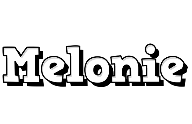 Melonie snowing logo