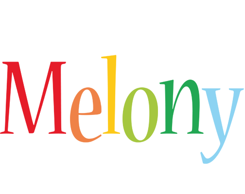 Melony birthday logo