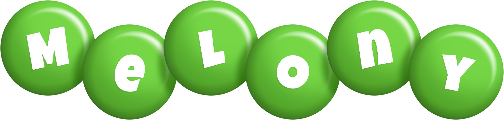 Melony candy-green logo