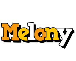 Melony cartoon logo