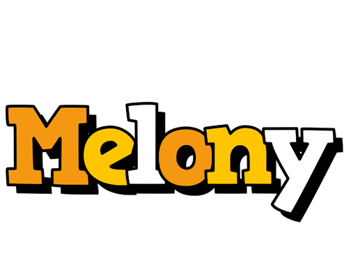 Melony cartoon logo