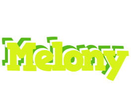 Melony citrus logo