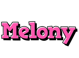 Melony girlish logo