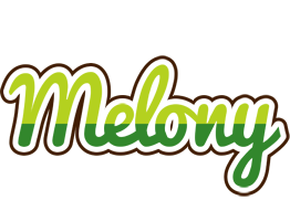 Melony golfing logo