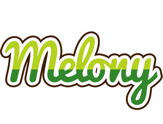 Melony golfing logo