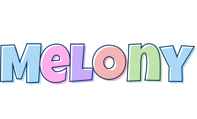 Melony pastel logo