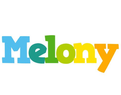 Melony rainbows logo
