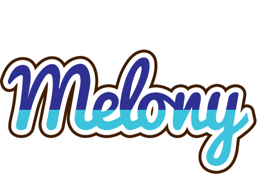 Melony raining logo
