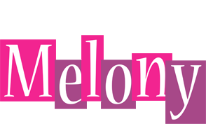 Melony whine logo