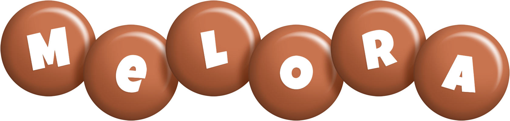 Melora candy-brown logo
