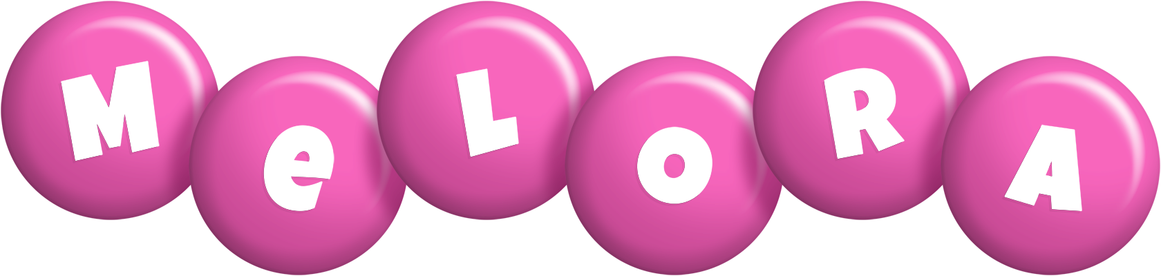 Melora candy-pink logo