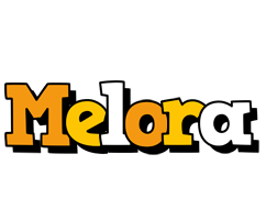 Melora cartoon logo