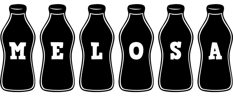 Melosa bottle logo