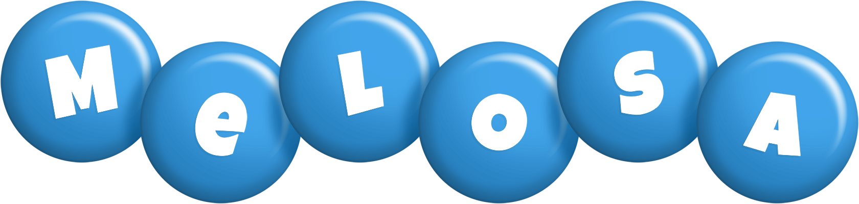 Melosa candy-blue logo